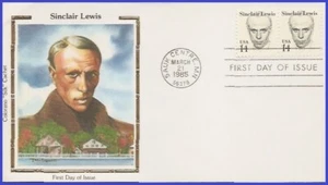USA5 #1856 U/A COLORANO SILK FDC STR2 Sinclair Lewis - Picture 1 of 1