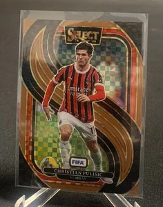 Christian Pulisic 2024-25 Panini Select FIFA #141 Bronze Checker /75 AC Milan - Bild 1 von 2