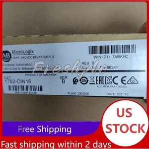 1762-OW16 1762OW16 Allen Bradley MicroLogix 16 PT VAC/DC Relay Output Surplus - Picture 1 of 3
