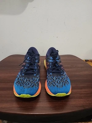 ZAPATO DE ENTRENAMIENTO PARA CORRER CARRETERA ASICS DYNAFLYTE 4 PEACOAT/FLASH CORAL TALLA 6.5  Foto 1 de 4