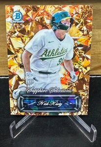 Nick Kurtz 2024 Bowman Chrome Draft Sapphire Edition Selections Gold #'d /50 - Picture 1 of 13