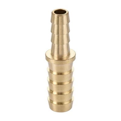 Tubo Ardiglione Raccordo 3/8 a 1/4" Ottone Cavo Dritto Connettore Rapido - Immagine 1 di 4
