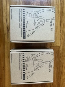 2 x casque sans fil Jabra by GN Engage 75 stéréo pro 9559-583-125 LIVRAISON GRATUITE - Photo 1/3
