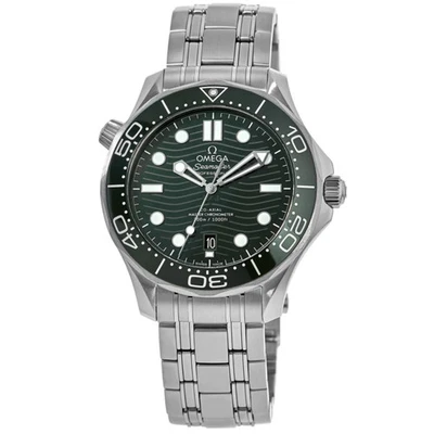 Nuevo reloj Omega Seamaster Diver 300M automático verde para hombre 210.30.42.20.10.001 Foto 1 de 4