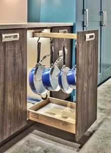 $219 Rev-A-Shelf GLD-W22-SC-7 Glideware Base Cabinet/Closet Organizer w/7 Hooks - Picture 1 of 9