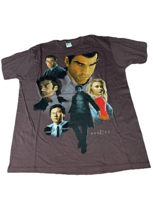 Camiseta Promo TV Hombre XL Vintage Años 2000 Héroes Foto 1 de 4