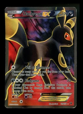 Umbreon EX 119/124 XY Fates Collide 2016 Full Art Holo Rare Pokémon Card TCG - Image 1 of 4