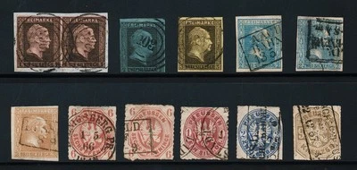 Prussia - German State (1850-1867) - Lot of 12 Classic Used Stamps - Image 1 of 2