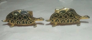 Gemelos vintage de tortuga tortuga recortada animal Ae - Imagen 1 de 6