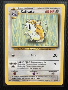Raticate 40/102 Uncommon Pokemon LP-EXC BUY 2 CARDS GET 1 FREE! - Bild 1 von 1