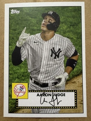 2021 Topps Aaron Judge 1952 Redux T52-1 New York Yankees - Image 1 of 2