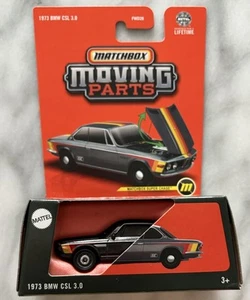 Matchbox Moving Parts SUPER CHASE 2025 BLACK 1973 BMW CSL 3.0 2 DOOR COUPE - Picture 1 of 1