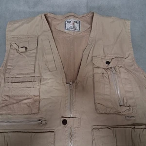 Fox Fire Vented Fishing Utility Vest XL Khaki - Picture 1 of 5