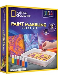 National Geographic Paint Marbling Craft Kit New - Picture 1 of 1