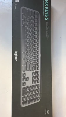 Logitech MX Keys S Wireless Keyboard Black (NEW) - Image 1 of 4