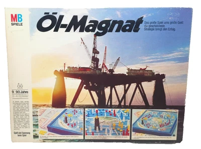 MB Spiele Öl-Magnat Brettspiel Strategie Wirtschaft Geld Spiel für 2-4 Spieler - Bild 1 von 4