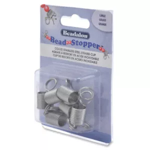 Beadalon® Bead Stoppers™ Clips Großformat 6 Stücke Halt Perlen - Bild 1 von 1