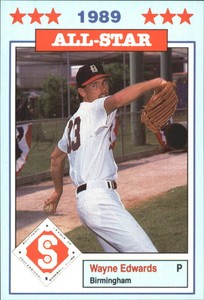 1989 Southern League All-Stars Jennings #16 Wayne Edwards