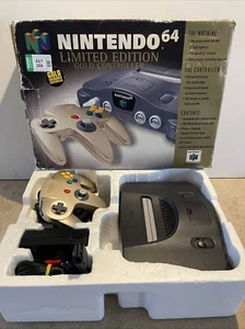 Nintendo 64 James Bond Limited Edition Console /Gold Controller, + Boxed - Picture 1 of 10