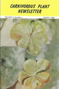 Carnivorous Plant Newsletter - British Society Drosera Regia Fungi - 03/81 - Bild 1 von 1