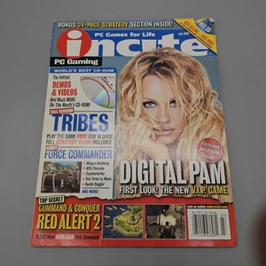 Incite PC Gaming Magazine #8 July 2000 Pamela Anderson VIP C&C Red Alert 2 w/CD - Picture 1 of 3