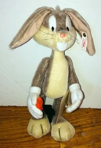 Steiff Warner Bros BUGS BUNNY 665189 LE 00660/2500 Mohair Vintage Rabbit w/ Bag - Picture 1 of 6