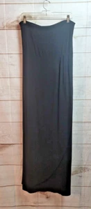 Isabella Oliver Strapless Maternity Knit Maxi Dress ~ Black  ~ Sz 4 - Picture 1 of 5