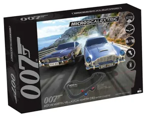 Micro Scalextric G1171M James Bond 007 Race Set: Aston Martins, Battery Powered - Picture 1 of 3