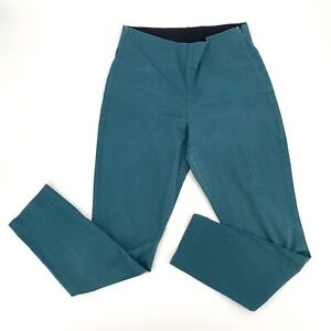 Old Navy Women's High-Waisted Ankle Wow Pant - Size 10 Tall Teal Green Side Zip