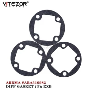3Pcs Diff Gasket ARA310982 Fit ARRMA AR310854 Mojave 6S EXB 1/8 KRATON OUTCAST - Picture 1 of 12