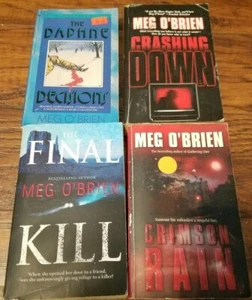 Lot of 4 Meg O'Brien paperback, Final Kill, Crimson Gain, Crashing Down - Picture 1 of 1