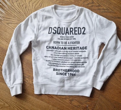 Dsquared 2  Weiß Sweatshirt, Gr. 10, 134-140 - Bild 1 von 4