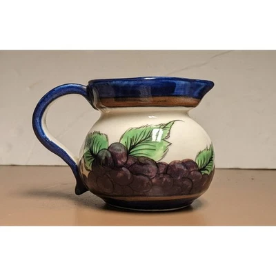 Crema guatemalteca vintage esmaltada terracota hecha a mano firmada Ceralpa Ke Foto 1 de 4