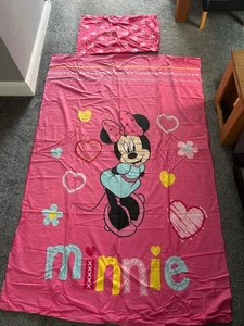 Minnie Mouse Single Duvet Cover Set, Reversible - Picture 1 of 4