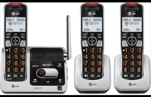 AT&T BL102-3 3 Handset Cordless Phone Answering System w/ Smart Call Blocker - Zdjęcie 1 z 3
