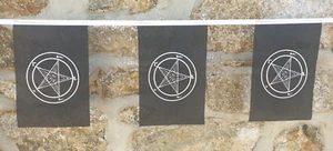 Bandera Iglesia de Satanás Baphomet - 6 m con 20 banderas - Imagen 1 de 3