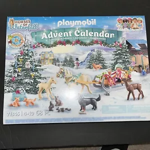 Playmobil 71345 Horses Of Waterfall Christmas Sleigh Advent Calendar NEW SEALED - Picture 1 of 14
