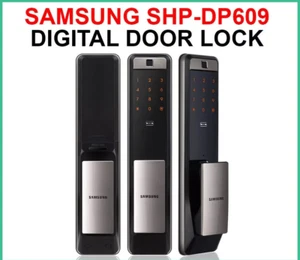 SAMSUNG SHP-DP609 SMART WI-FI BIOMETRIC MORTISE DIGITAL DOOR LOCK SHP-DP609AS/EN - Picture 1 of 2
