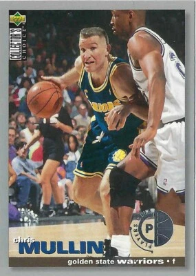 1995-96 Upper Deck Collector's Choice Players Club Chris Mullin - Warriors - Image 1 of 2