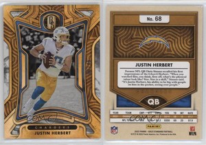 2022 Panini Gold Standard White Gold /49 Justin Herbert #68