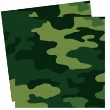 Camouflage & Tanks Pack of 15 With Envelopes Single Page Perfect for This Special Occasion Party Decor Army Military Party Invitations 