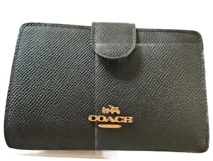 Coach Geldbörse, dunkelblau, Leder, neu - Bild 1 von 4