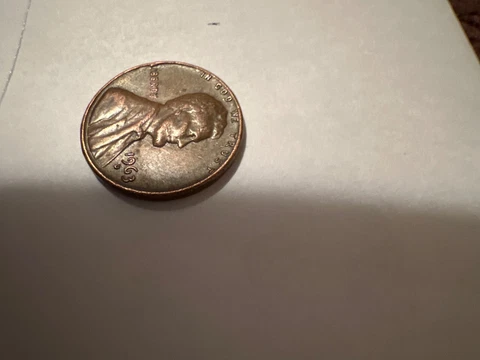 1963 D penny error penny in good condition Cover
