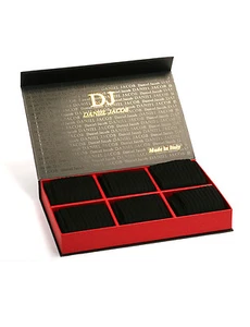 Pack of 12 Pair Men’s Black Mid-Calf Socks 100% Cotton in Luxury Box - Picture 1 of 5