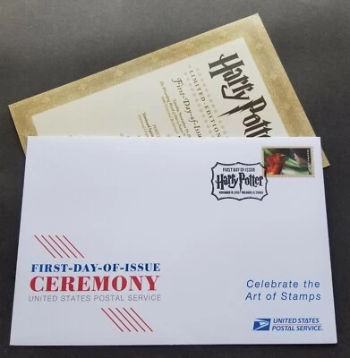 [SJ] USA Harry Potter 2013 Movie Magic Monster Novel (FDC) *see scan - Image 1 of 4