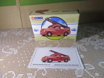 584Y Vintage 1995 Corgi Classics 96854 Leere Box Für Morris Minor Pick-Up Feuer - Bild 1 von 4