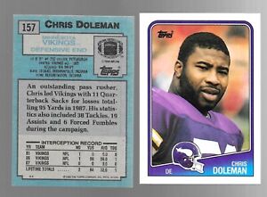 1988 Topps   Chris Doleman #157 Minnesota Vikings  HOF