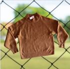 Gap Sweater  90S Crewneck  Sweater Unisex Size L Rn 54023 Retro Knitting Brown