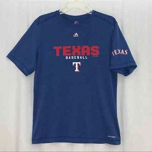 Majestic Cool Base Herren Texas Baseball blau T-Shirt Gr. M - Bild 1 von 7