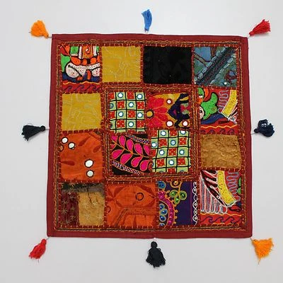 Patch work Hand made Decor Vintage Pillow Shams Couch Cushion Cover Case Xw - Image 1 of 4